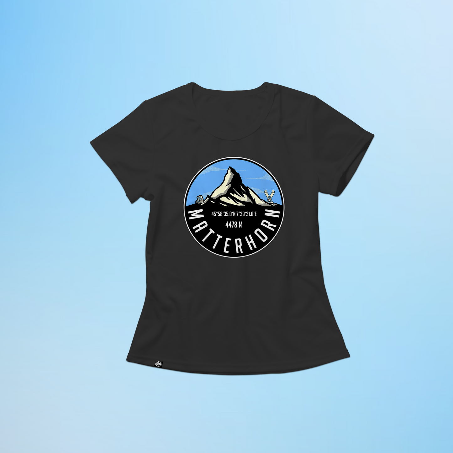 Mighty Matterhorn Ski Touring Women T-shirt