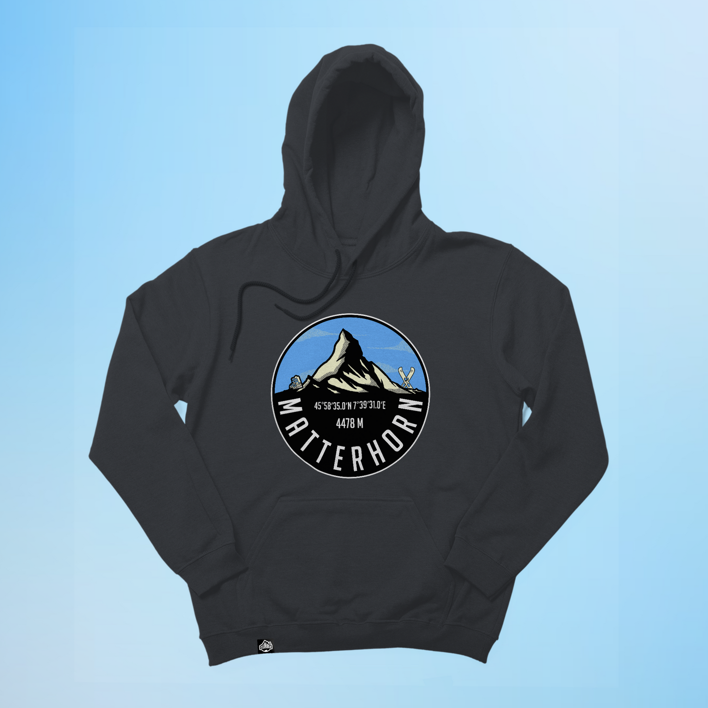 Mighty Matterhorn Ski Touring Unisex Hoodie