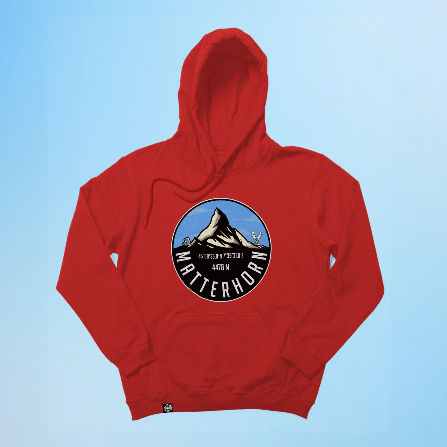 Mighty Matterhorn Ski Touring Unisex Hoodie