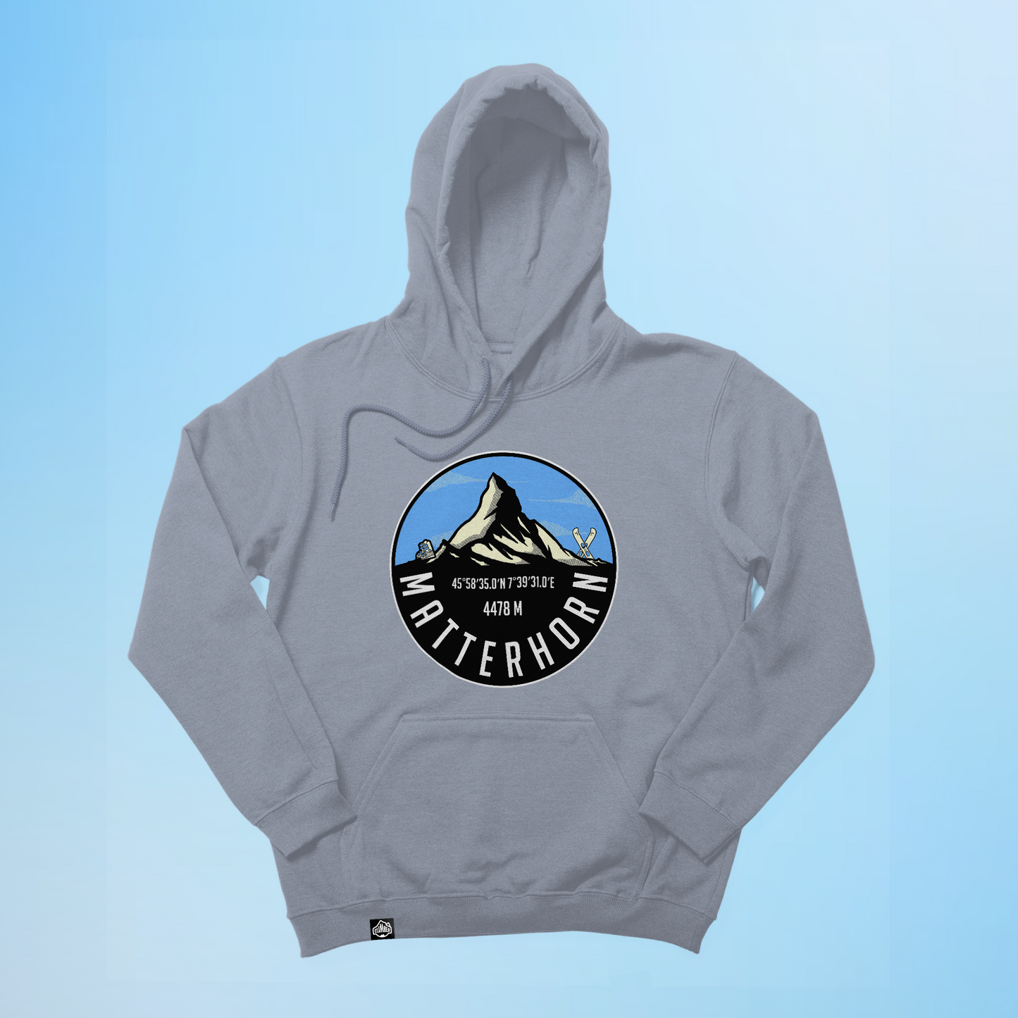 Mighty Matterhorn Ski Touring Unisex Hoodie