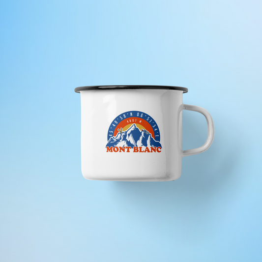 Mighty Mont Blanc Ski Touring Mug